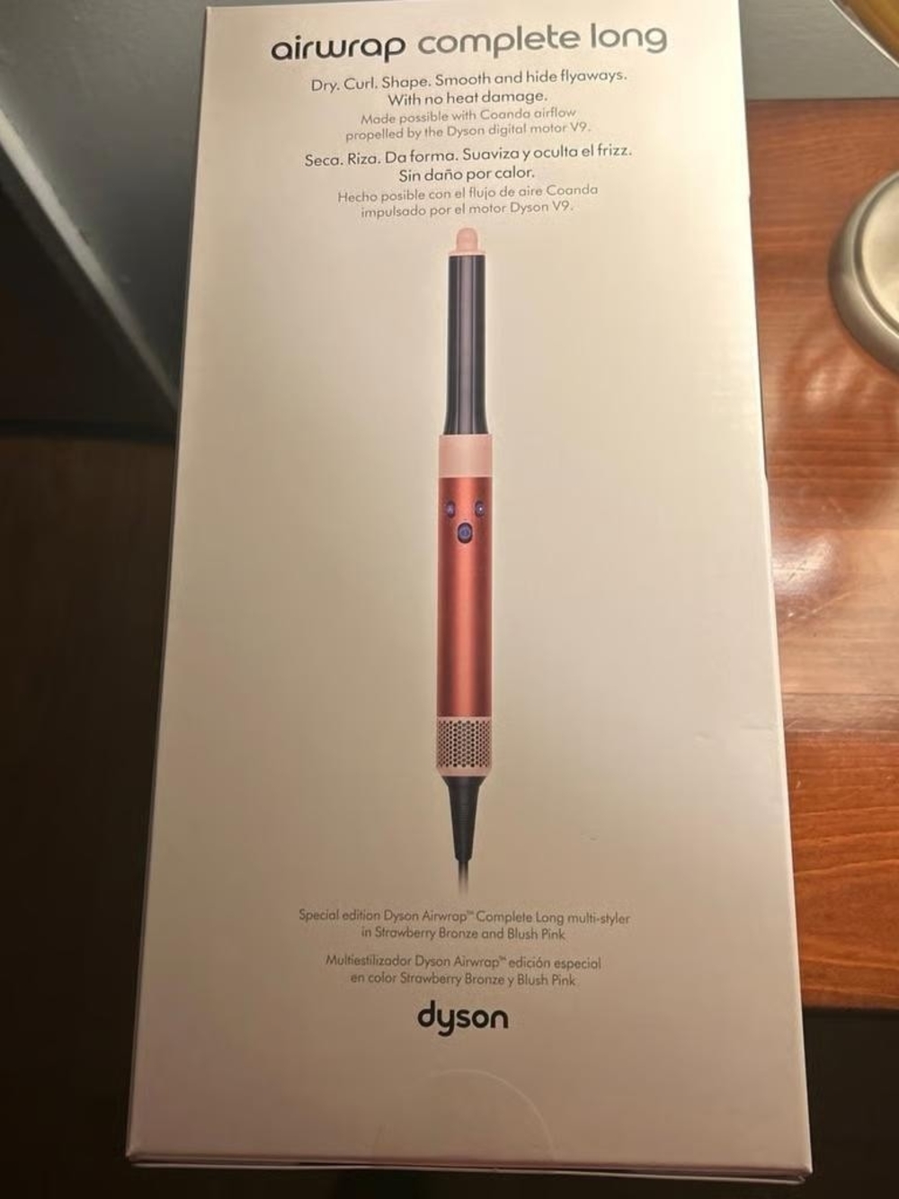 Dyson Special Edition Airwrap Complete + Travel Bag strawberry bronze, and blush
